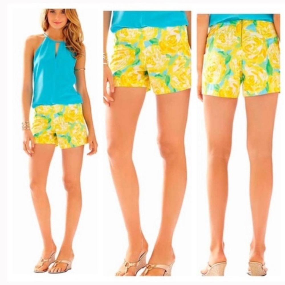 Lilly Pulitzer 5” Denke Short Sunglow Yellow